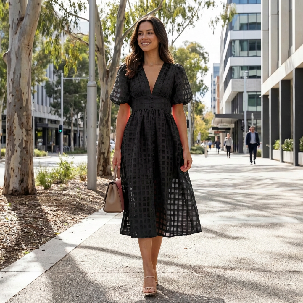 Danielle | Stilvolles Sommerkleid für Hochzeitsgäste bei Tagesveranstaltungen