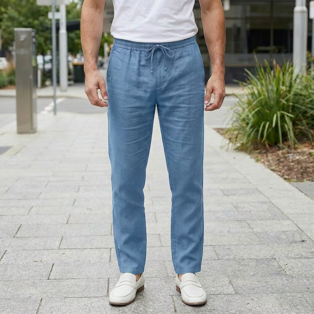 Harrison | Lightweight Linen Men’s Trouser for Summer Wear