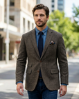 Malcolm | Classic Tweed Inspired Men’s Coat for Timeless Style