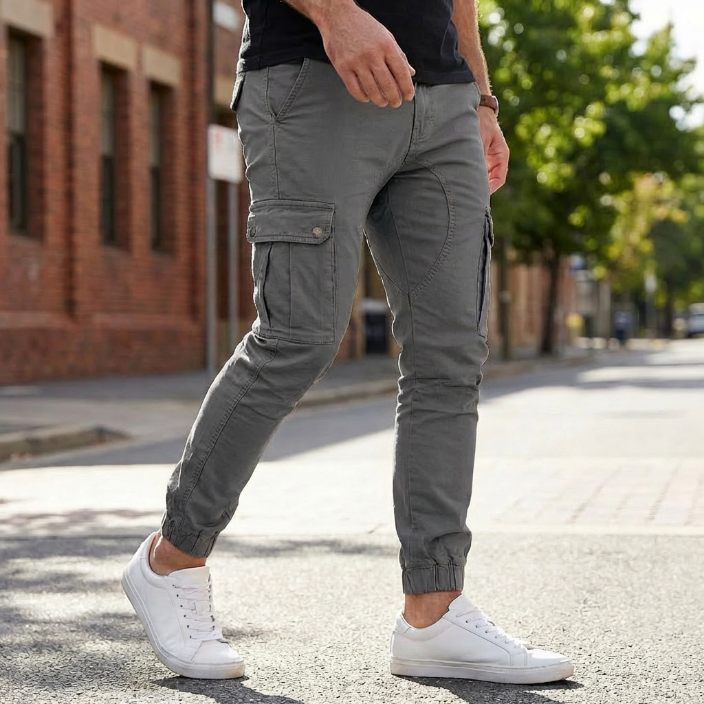 Nate | Contemporary Utility Men’s Cargo Pants for Daily Wear