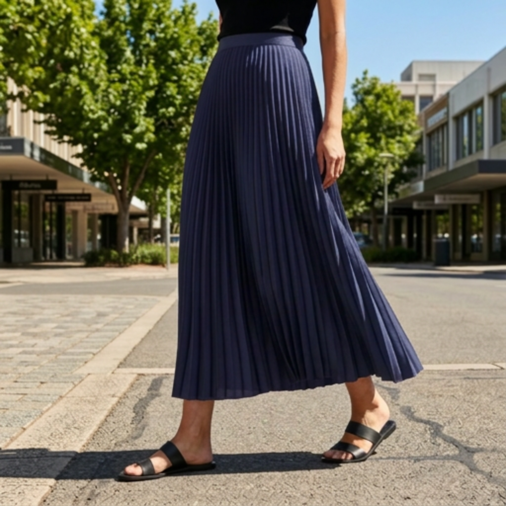 Jasmine | Satin Finish Midi Women’s Skirt for Polished Outfits