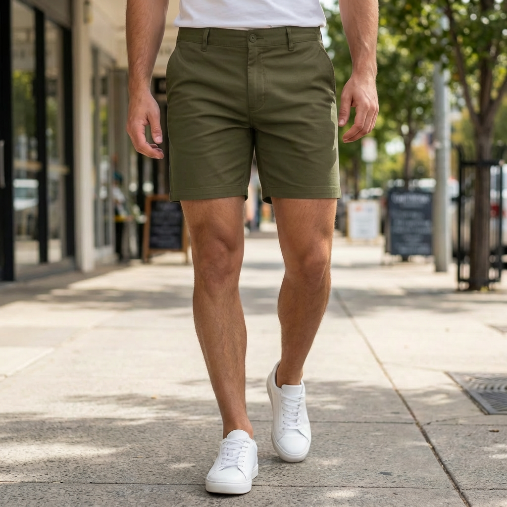 Harrison | Smart Casual Chino Men’s Shorts for Warm Days