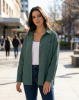 Harriet | Corduroy Button Women’s Jacket for Relaxed Comfort