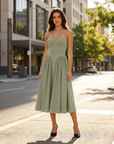 Rhiannon | Damen-Midikleid mit klassischer Form