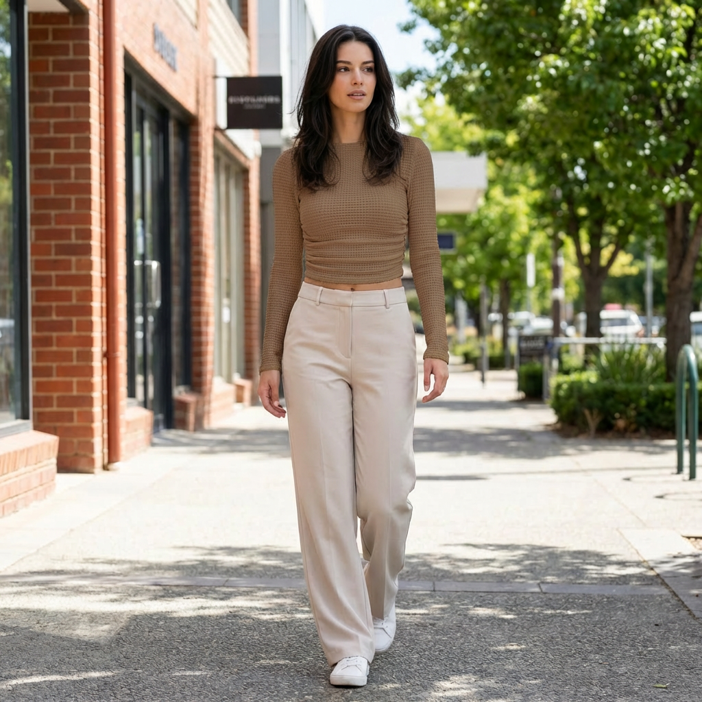 Odessa | Casual Crop Women’s Tops for Relaxed Wear