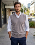 Bailey | Elegante gestrickte Herrenweste mit feinem Design