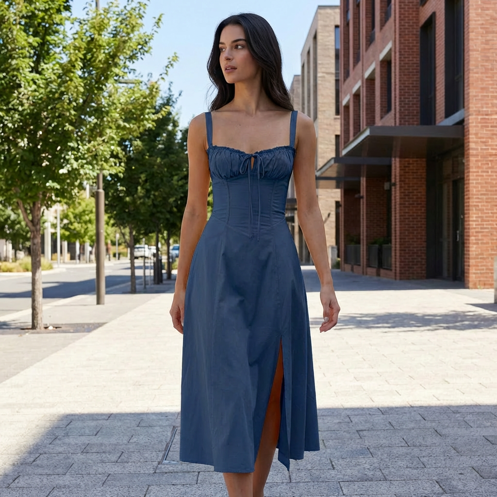 Coralie | Feine Sommer-Mittellange Kleider für Hochzeitsgäste