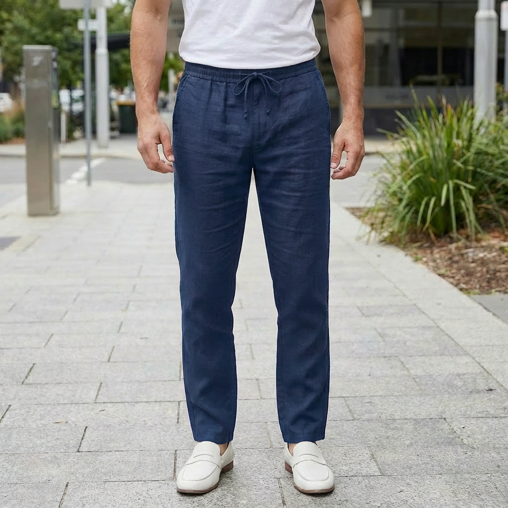 Harrison | Lightweight Linen Men’s Trouser for Summer Wear