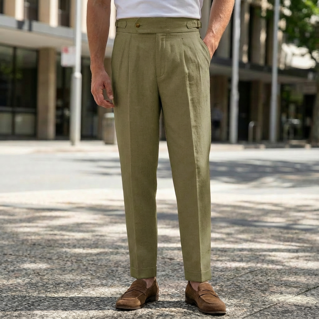 Finn | Classic Pleated Men’s Trouser with Timeless Appeal