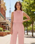 Serena | Damen-Overall mit weitem Bein und elegantem Fall