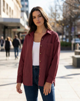 Harriet | Corduroy Button Women’s Jacket for Relaxed Comfort