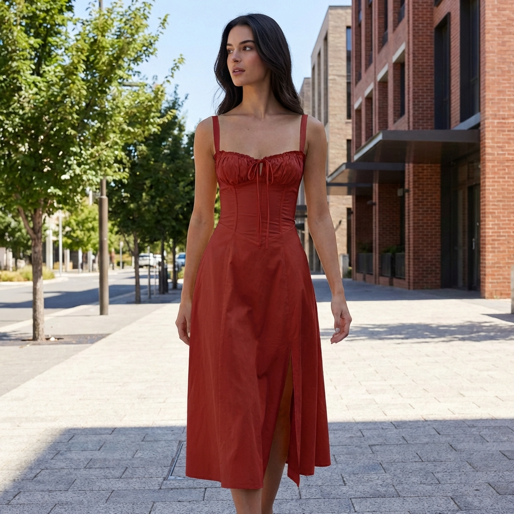 Coralie | Feine Sommer-Mittellange Kleider für Hochzeitsgäste