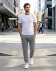 Hugh | Elastic Waist Casual Men’s Trouser for Everyday Wear