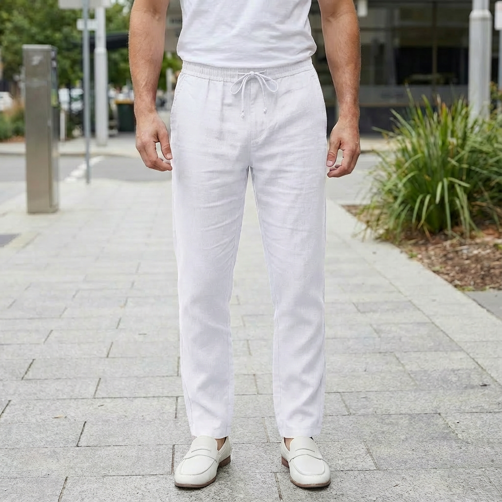Harrison | Lightweight Linen Men’s Trouser for Summer Wear