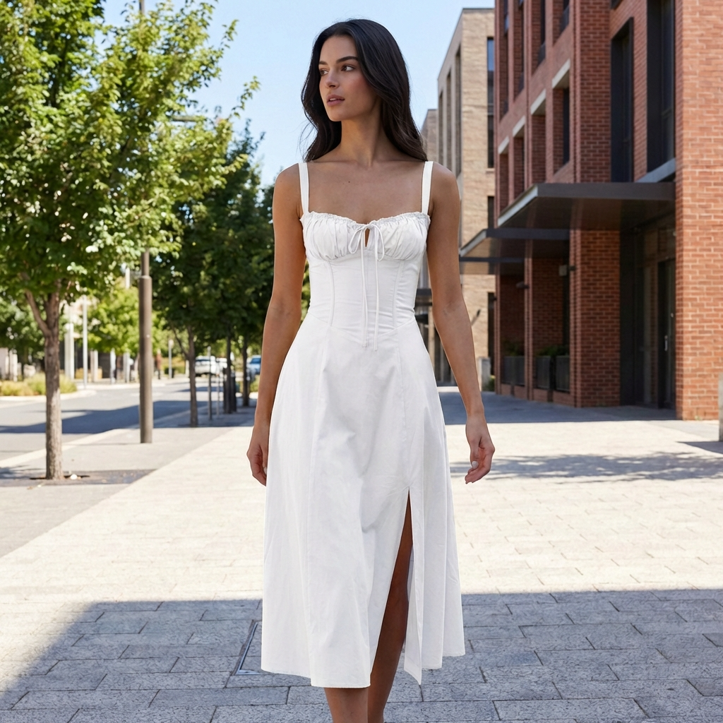 Coralie | Feine Sommer-Mittellange Kleider für Hochzeitsgäste