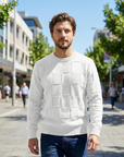 Kian | Waffle Knit Men’s Sweater for Modern Wear