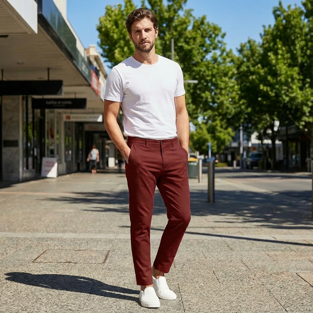 Declan | Tailored Business-Ready Men’s Trouser with Sharp Fit