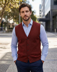 Theo | Moderner Herrenstrickweste für vielseitige Gestaltung