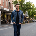 Oliver | Herren Jeansjacke mit klassischem Design