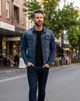 Oliver | Herren Jeansjacke mit klassischem Design