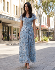 Imogen | Feines Sommerkleid mit Blumenmuster und weichem Fall