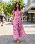 Imogen | Feines Sommerkleid mit Blumenmuster und weichem Fall
