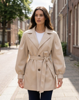 Noelle | Statement Women’s Trench Coats with Dress Silhouette