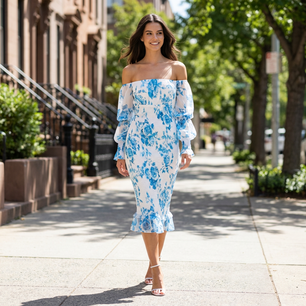 Alana | Elegantes Sommerkleid für Hochzeitsgäste zu besonderen Anlässen