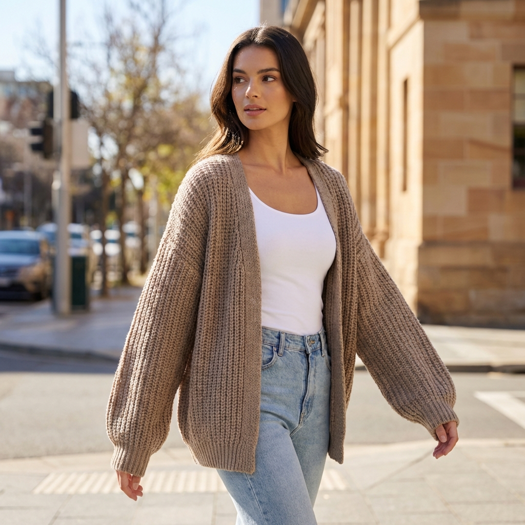 Lucinda | Chunky Knit Women’s Cardigans with Soft Volume