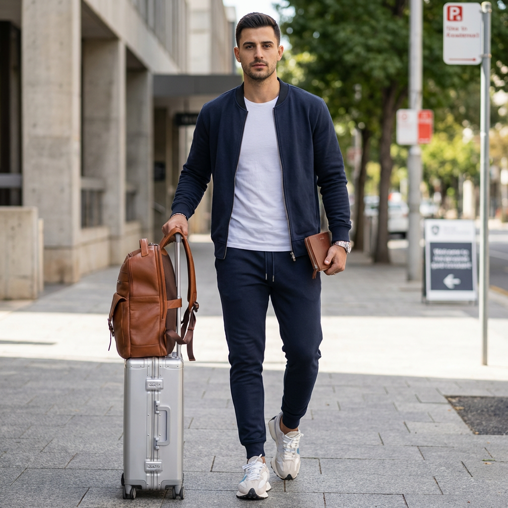 Caleb | Travel-Ready Men’s Tracksuit for On-the-Go Comfort