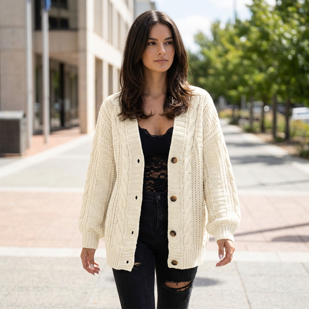 Kendra | Chunky Knit Women’s Cardigans for Cold Days