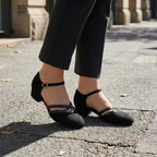 Harper | Von Tanz inspirierte Damenabsätze mit überkreuzten Riemen