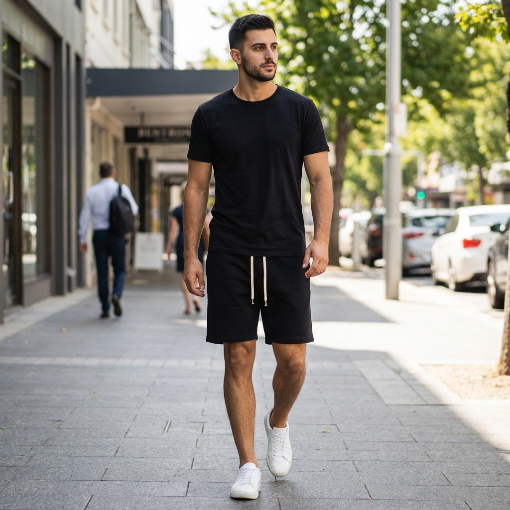 Ryan | Fleece Blend Men’s Shorts for Casual Comfort