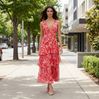 Saskia | Elegante Sommer-Mittellange Kleider für Hochzeitsgäste