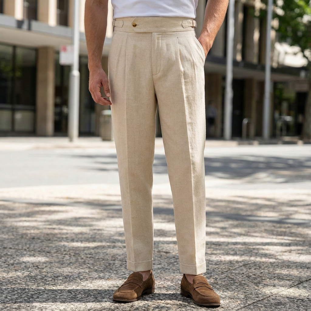 Finn | Classic Pleated Men’s Trouser with Timeless Appeal