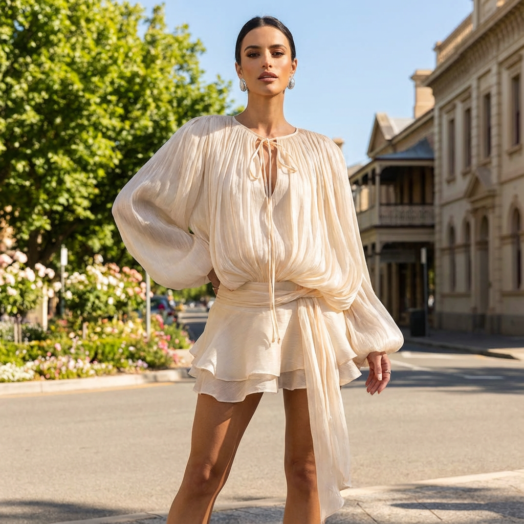 Sophia | Stylish Womens Dress with Pleated Design