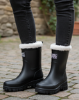 Brielle | Wasserdichte Damenstiefel aus Kunstfell für Regentage
