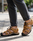 Caleb | Cushioned Comfort Men’s Sandals for Long Wear