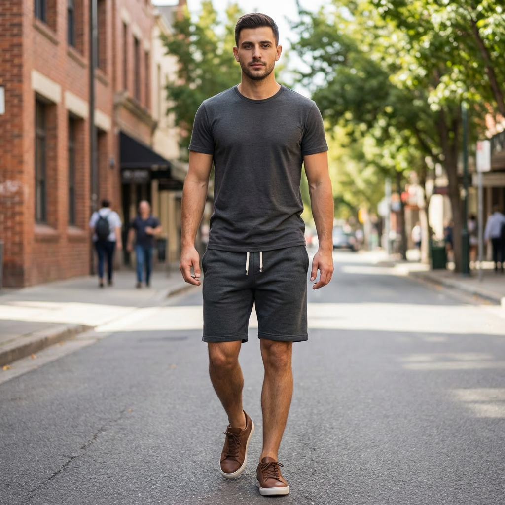 Ryan | Herren-Shorts aus Fleece-Mischung für lässigen Komfort