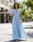Farrah | Long Sleeve Maxi Dress for Elegant Occasions