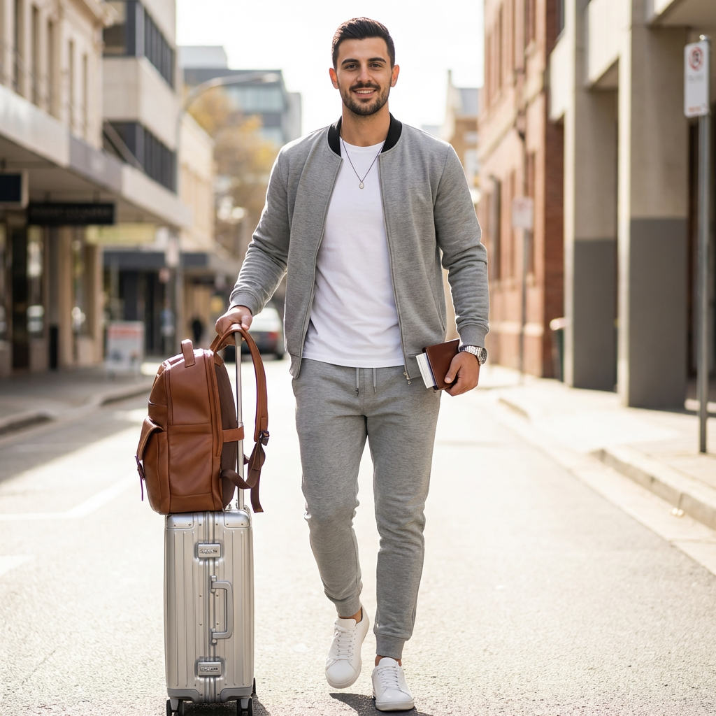 Caleb | Travel-Ready Men’s Tracksuit for On-the-Go Comfort