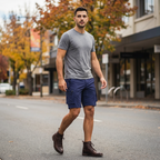 Caleb | Multi-Pocket Utility Men’s Shorts for Daily Use