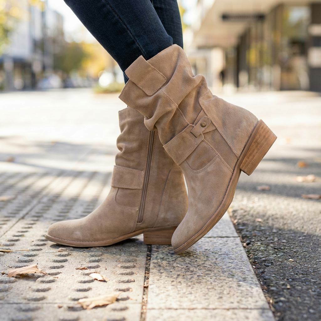 Mia | Women’s Boots with Buckle