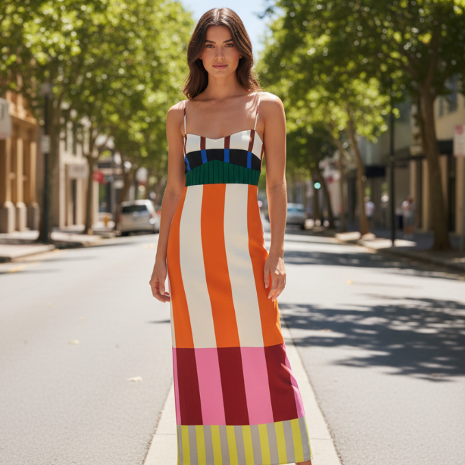 Gemma | Verspieltes Sommer-Maxikleid mit heller Energie
