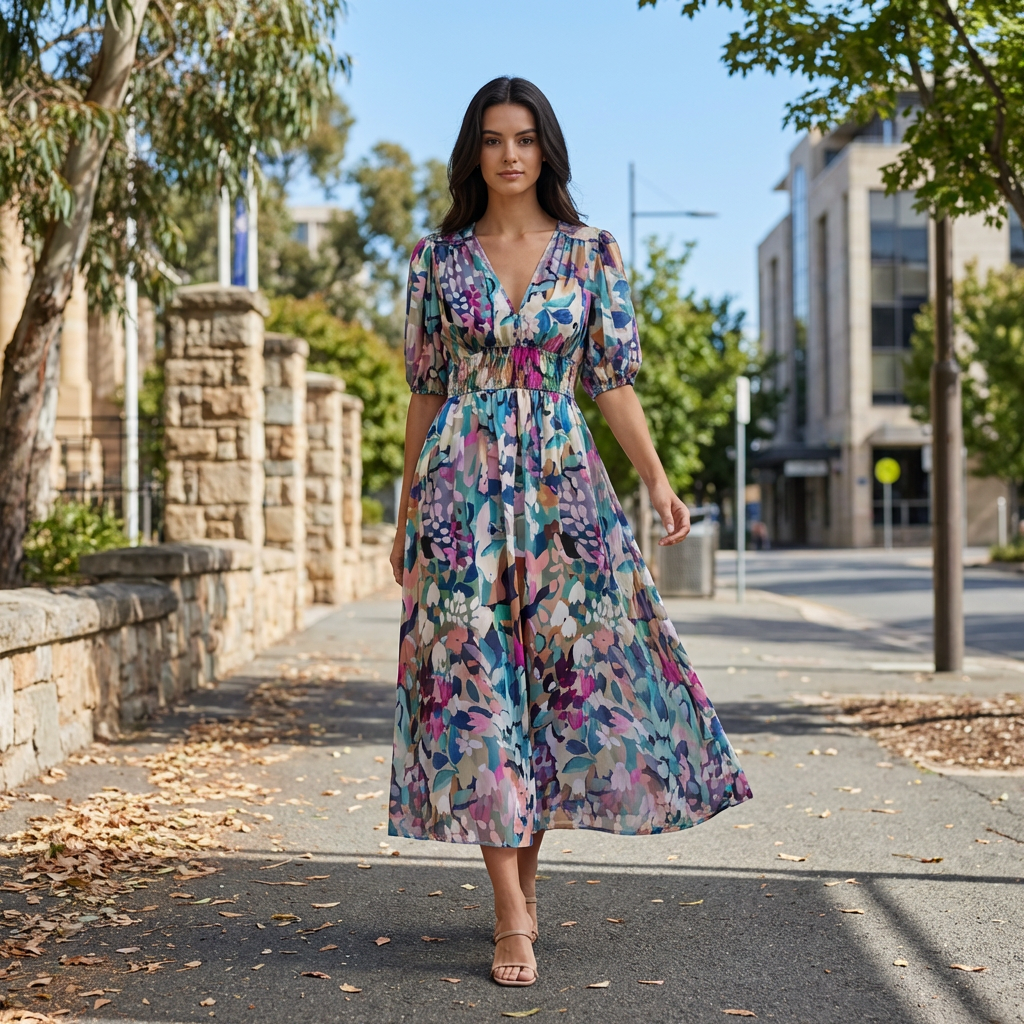 Raizebel | Elegante Sommer-Mittellange Kleider für Warme Tage