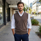 Bailey | Elegante gestrickte Herrenweste mit feinem Design