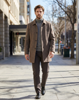 Hamish | Herringbone Inspired Men’s Coat for Classic Styling