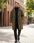 Mitchell | Waterproof Trench Men’s Coat for Cold Weather