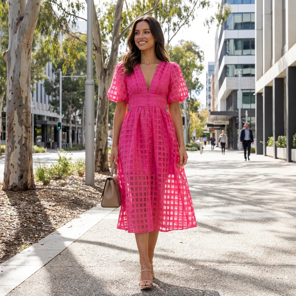Danielle | Stilvolles Sommerkleid für Hochzeitsgäste bei Tagesveranstaltungen