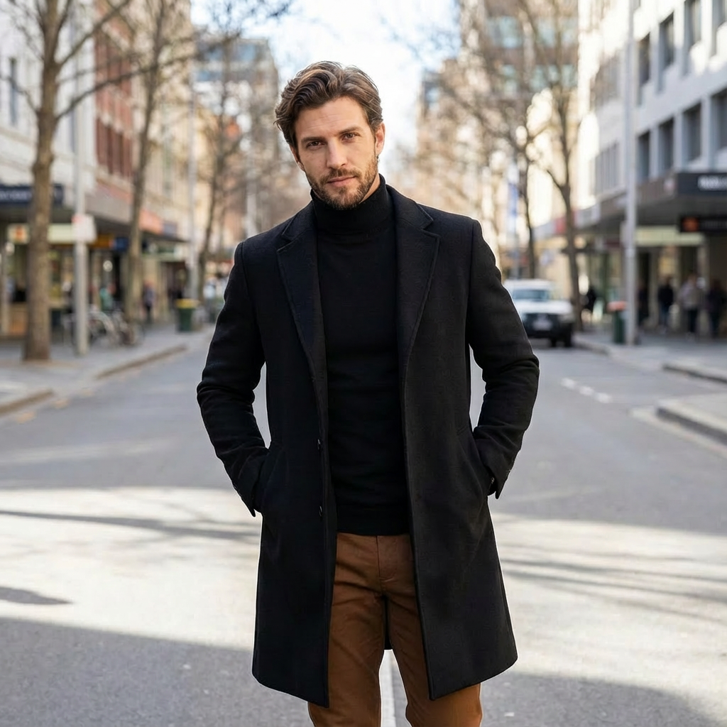 Callum | Classic Fit Men’s Coats with Clean Lines